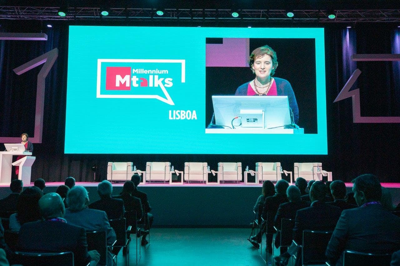 Ministra da Presidência, Mariana Vieira da Silva, no Millenium Talks, Lisboa, 22 junho 2022 (foto: João Bica)