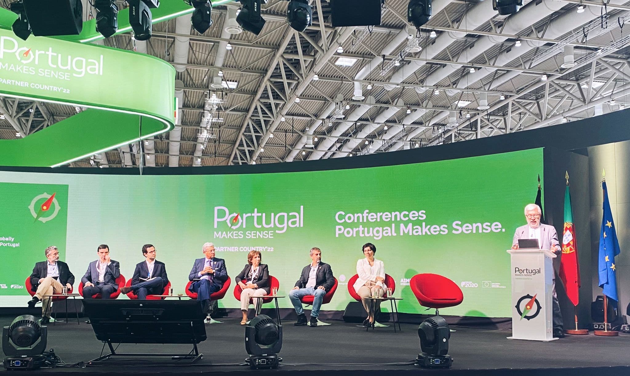 Secretário de Estado da Digitalização e da Modernização Administrativa, Mário Campolargo, na Hannover Messe 2022, Alemanha, 1 junho 2022