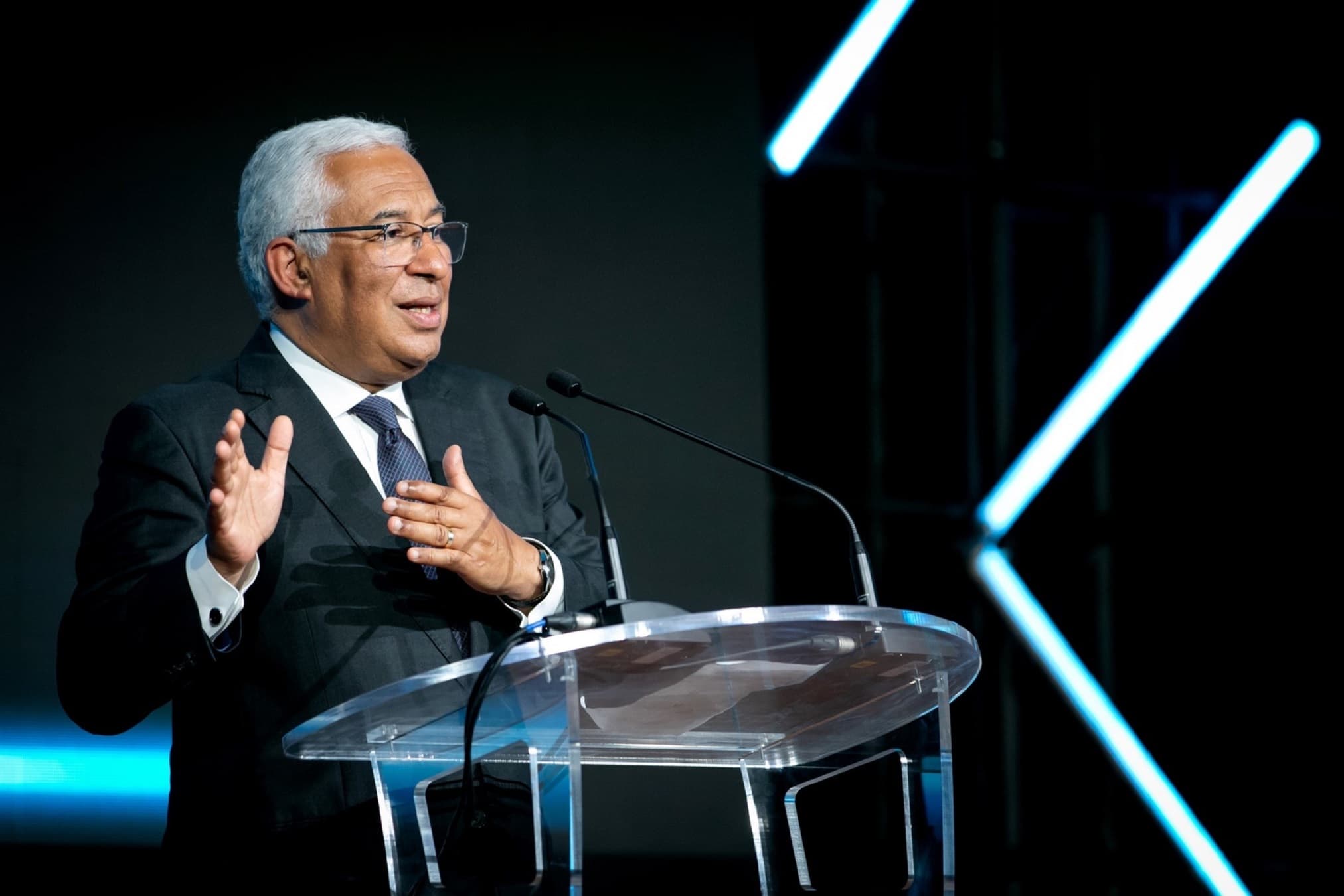Primeiro-Ministro, António Costa, na sessão de encerramento do 31.º congresso da Associação Portuguesa para a o Desenvolvimento das Comunicações (APDC), Lisboa, 12 maio 2022