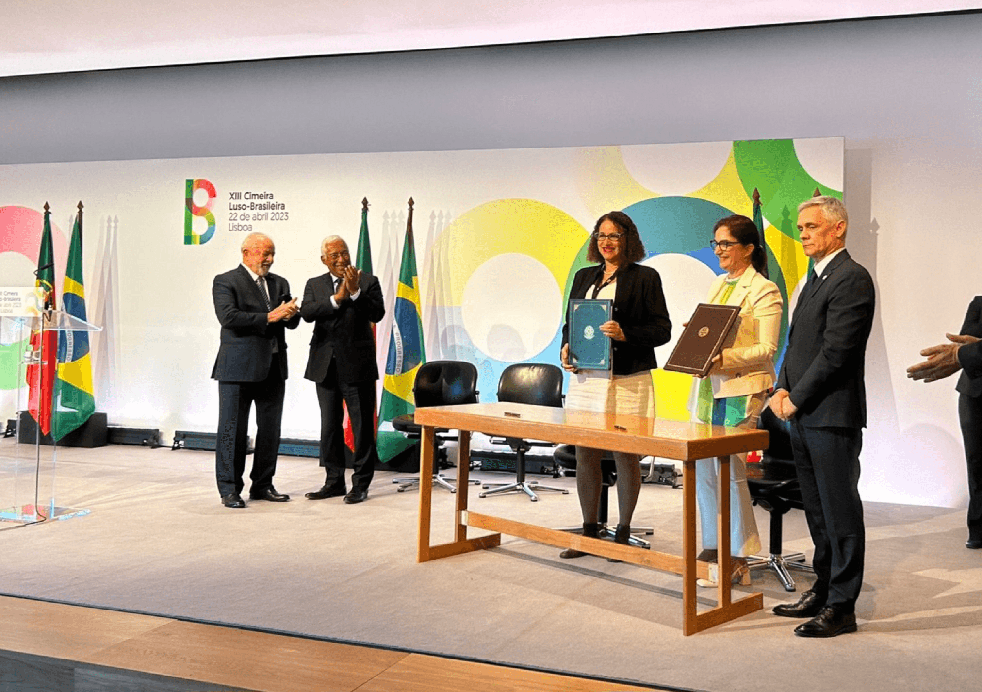 Portugal e Brasil assinam memorando de entendimento para a Cooperação de Uso Pacífico do Espaço, Ciências Espaciais, Tecnologias e Aplicações, Lisboa, 22 abril 2023