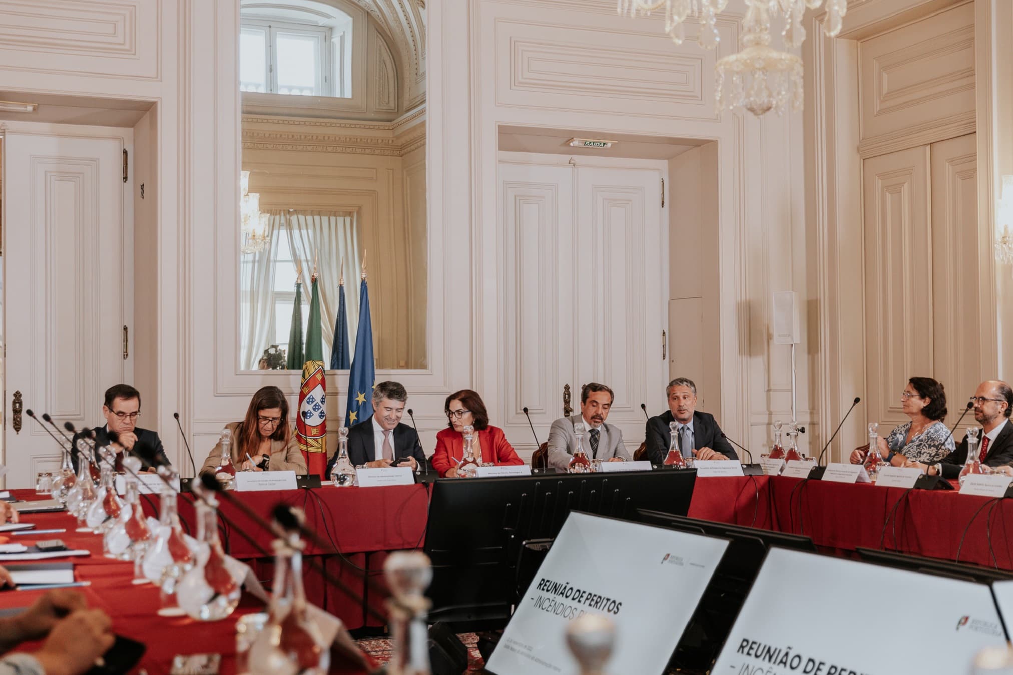 Ministro da Administração Interna, José Luís Carneiro, presidiu à 1ª reunião do painel de peritos para avaliação dos incêndios rurais, Lisboa, 21 setembro 2022
