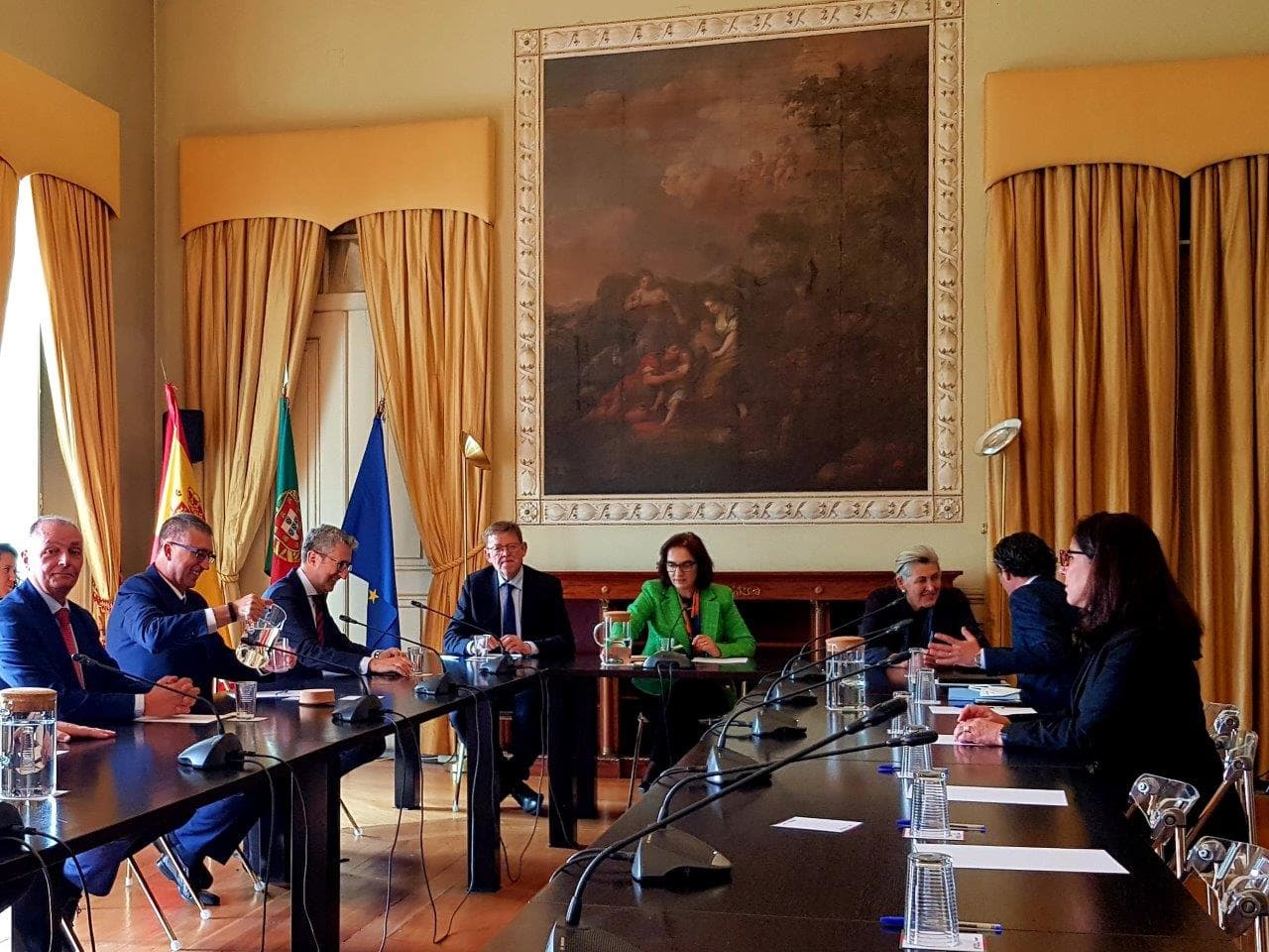 Ministra da Ciência, Tecnologia e Ensino Superior, Elvira Fortunato, recebe o Presidente da Generalitat Valenciana, Ximo Puig, Lisboa, 24 maio 2022