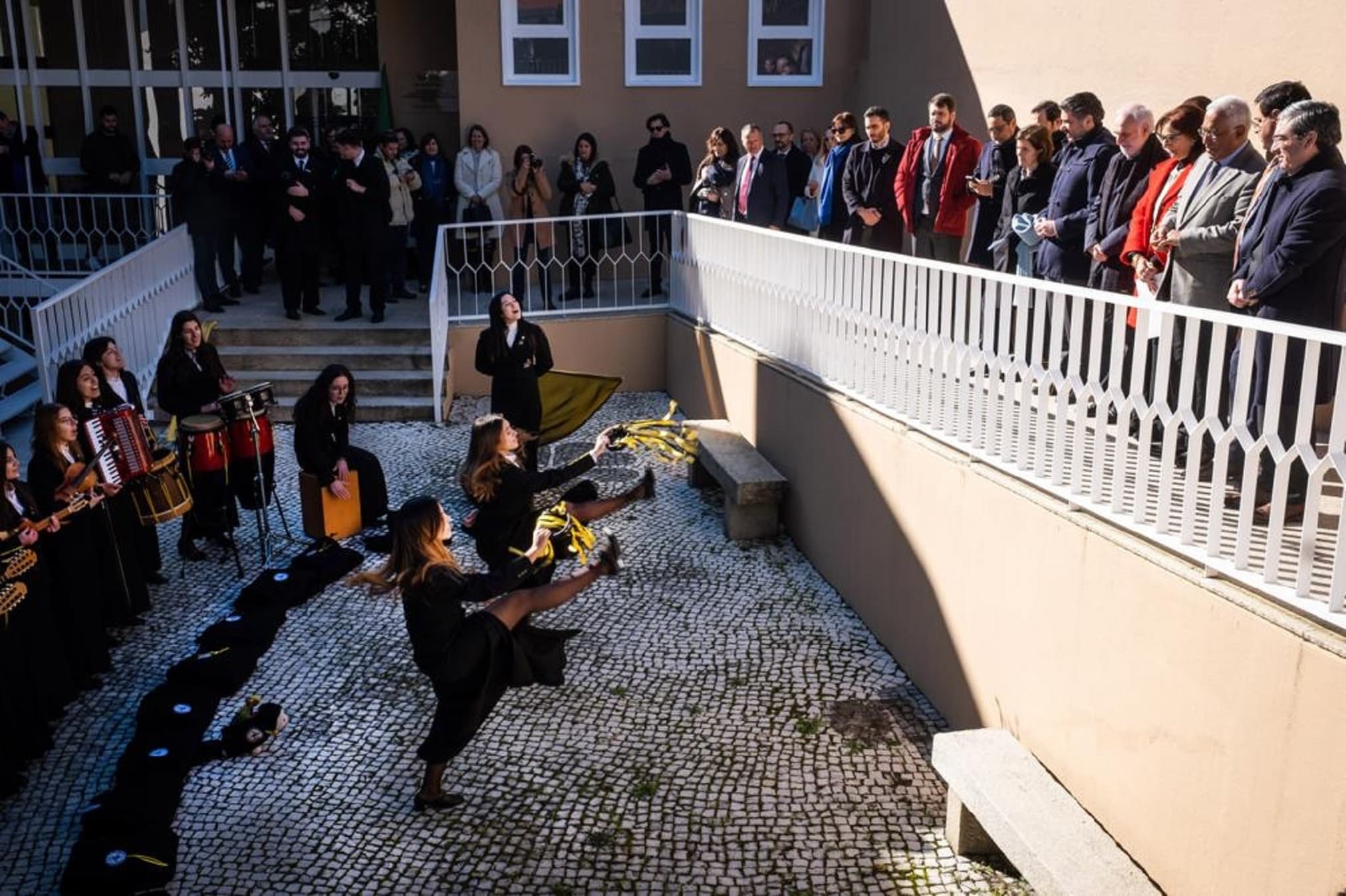 Ministra da Ciência, Tecnologia e Ensino Superior, Elvira Fortunato, acompanhada pelo Primeiro-Ministro, António Costa, e outros membros do Governo, na Universidade da Beira Interior, Covilhã, 9 março 2023
