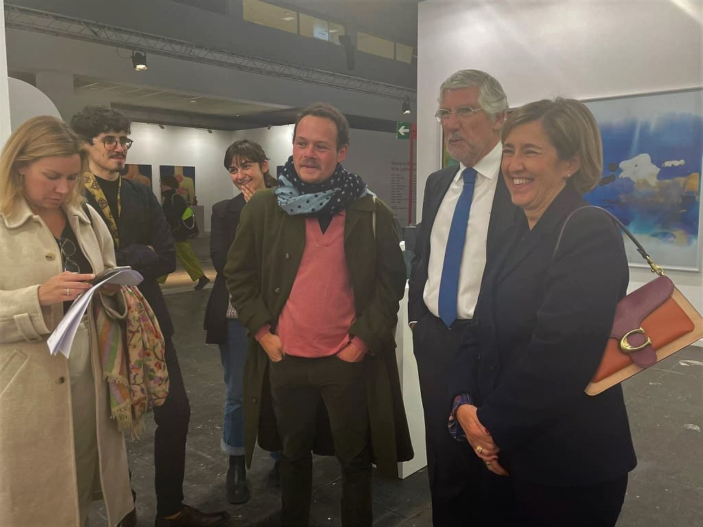 Secretária de Estado da Cultura, Isabel Cordeiro, na ARCOmadrid, em Espanha, 23 fevereiro 2023