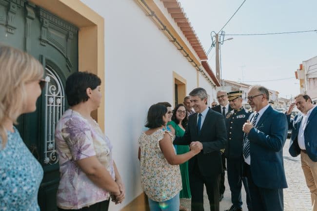 Ministro da Administração Interna, José Luís Carneiro, em Beja