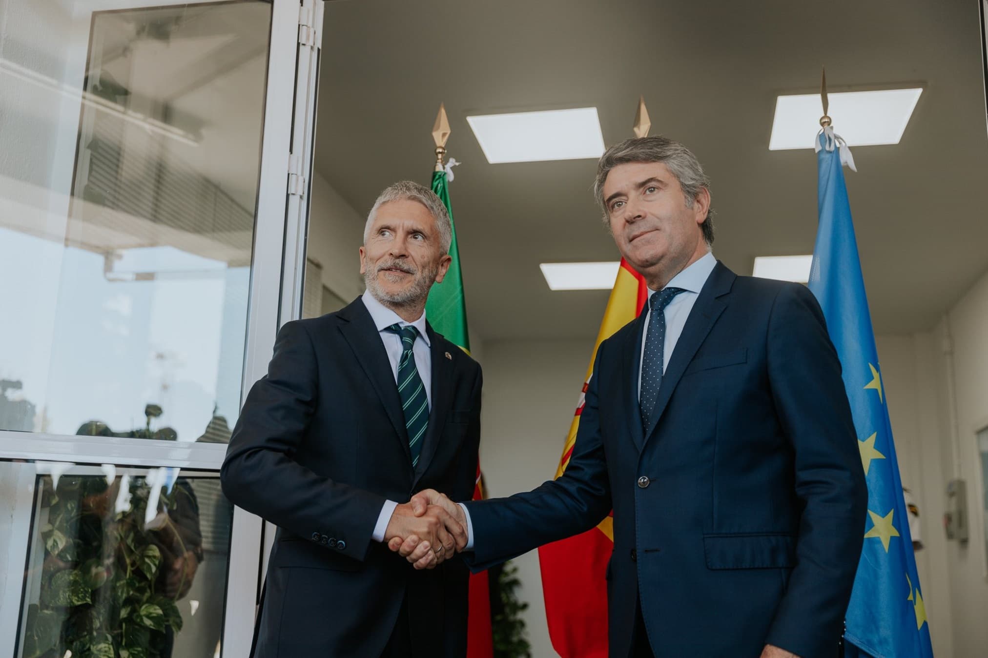Ministro da Administração Interna, José Luís Carneiro, reuniu-se com o Ministro do Interior de Espanha, Fernando Grande-Marlaska, Caia/ Badajoz, 17 outubro 2022