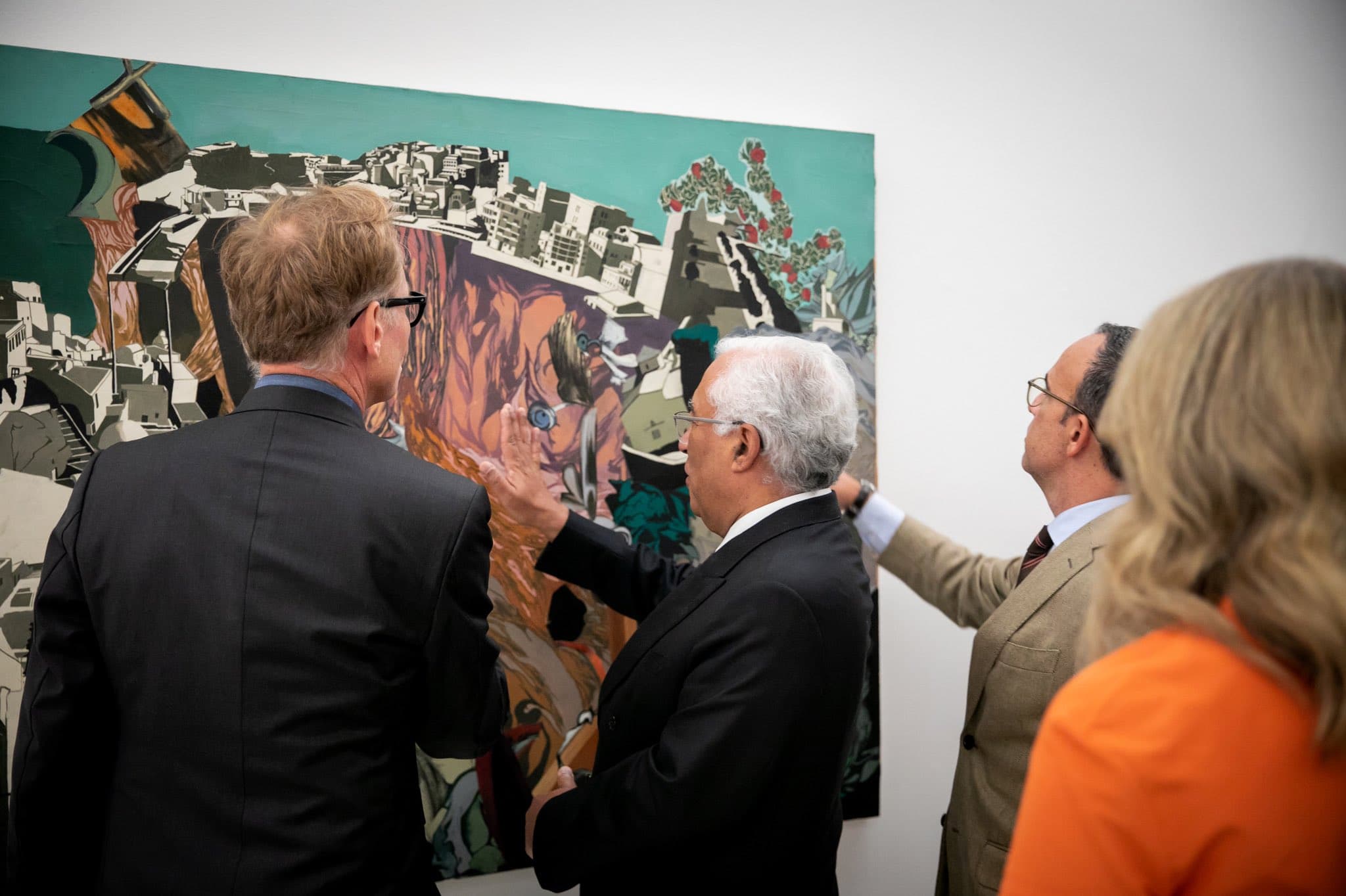 Primeiro-Ministro António Costa e Ministro da Cultura, Pedro Adão e Silva, na inauguração da exposição «Quem conta um conto…», de Paula Rego, Porto, 15 novembro 2022