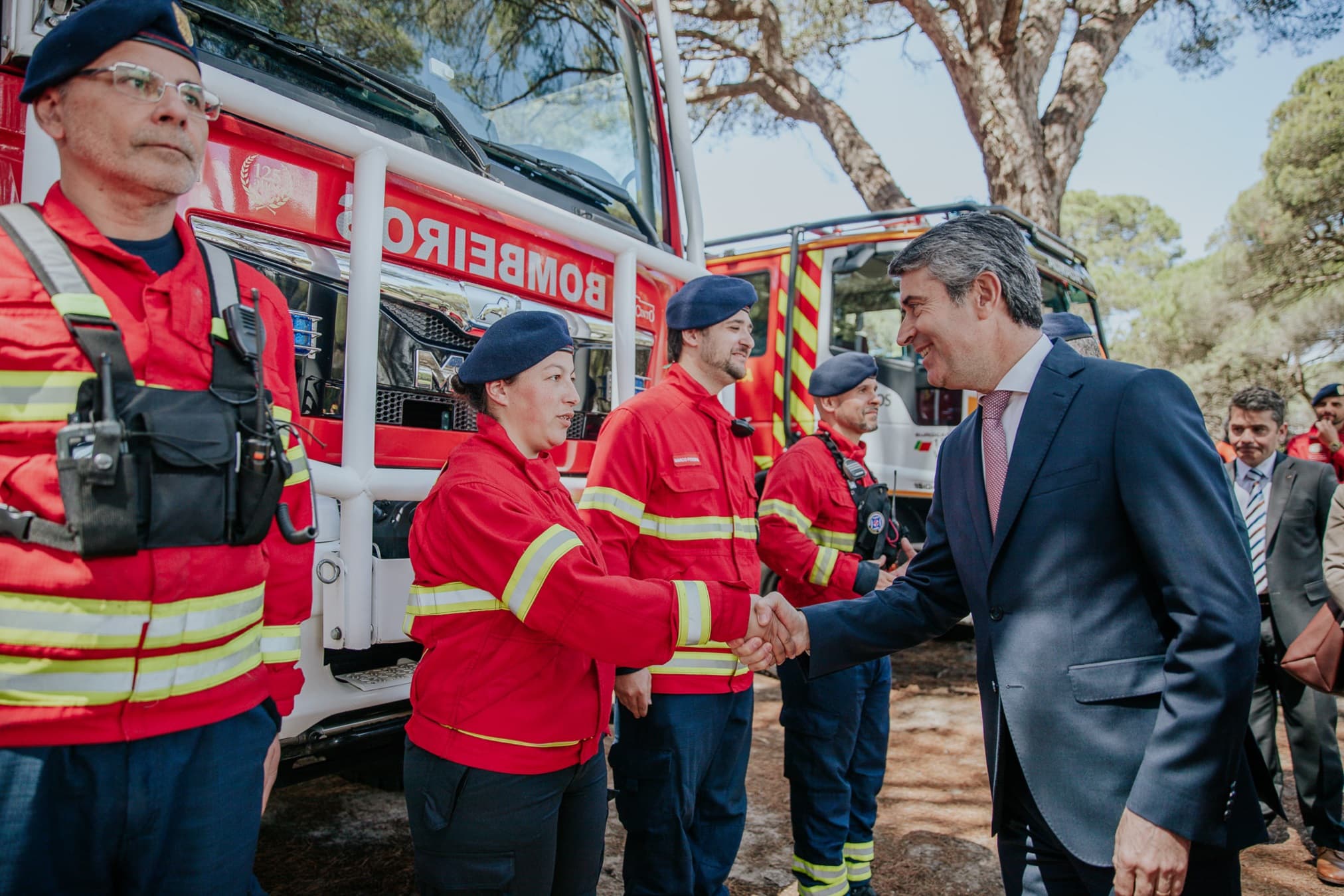 Ministro da Administração Interna, José Luís Carneiro , na sessão de apresentação da «Operação Floresta Segura, Floresta Verde 2022», Almada, 27 abril 2022