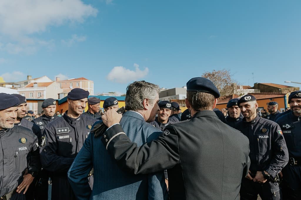 Ministro da Administração Interna, José Luís Carneiro, na cerimónia de conclusão do 39.º Curso de Ordem Pública da Polícia de Segurança Pública, Lisboa, 16 dezembro 2022