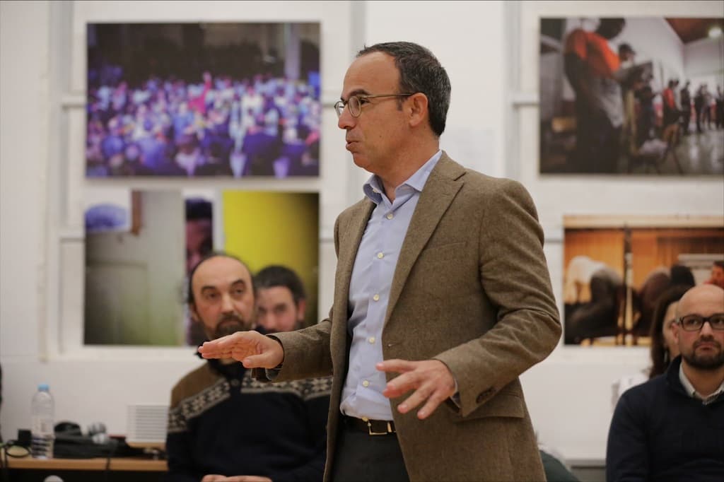 Ministro da Cultura, Pedro Adão e Silva, no percurso «Cultura que Somos», com passagem por Lisboa, Leiria e Coimbra, 22 novembro 2022 (Foto: João Bica)