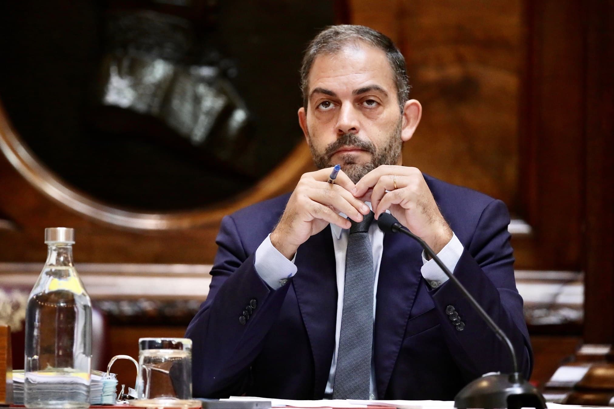 Ministro do Ambiente e da Ação Climática, Duarte Cordeiro, na audição conjunta na Comissão dos Assuntos Europeus e na Comissão de Ambiente e Energia na Assembleia da República, Lisboa, 21 setembro 2022 (foto: João Bica)