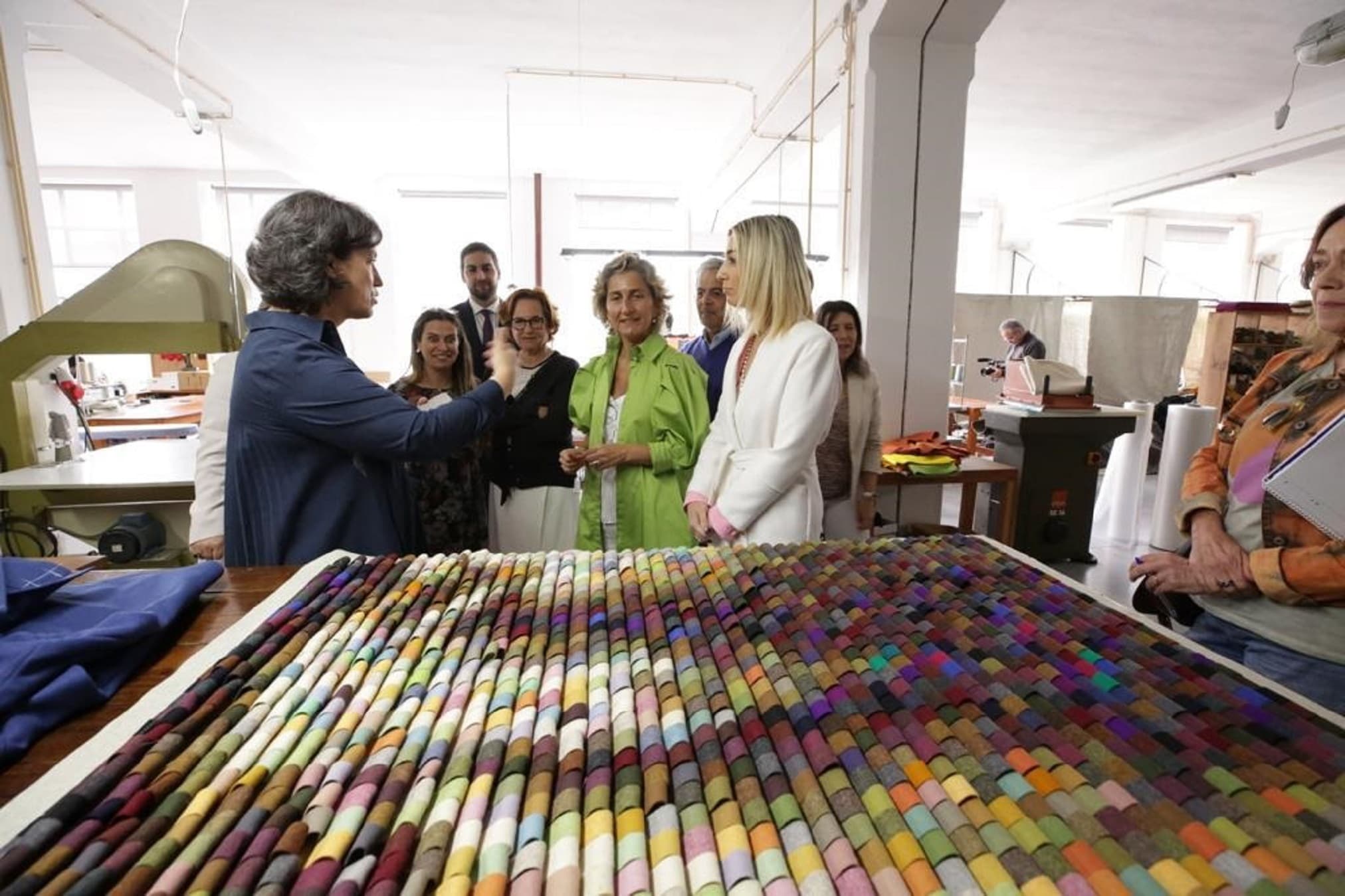Ministra da Coesão Territorial, Ana Abrunhosa, e Secretária de Estado do Desenvolvimento Regional, Isabel Ferreira, de visita à Burel Factory, Manteigas, 31 maio 2022