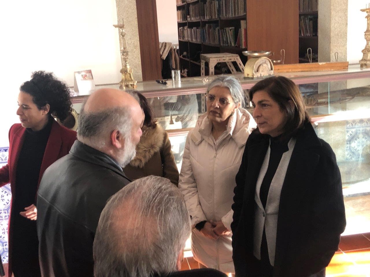 Ministra Adjunta e dos Assuntos Parlamentares, Ana Catarina Mendes, e Secretária de Estado da Igualdade e Migrações, Isabel Almeida Rodrigues, no Centro para as Migrações, Fundão, 17 janeiro 2023