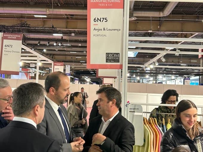 Secretário de Estado da Economia, Pedro Cilínio, visita os stands das empresas portuguesas presentes na edição de fevereiro da Première Vision Paris, Paris, 8 fevereiro 2023