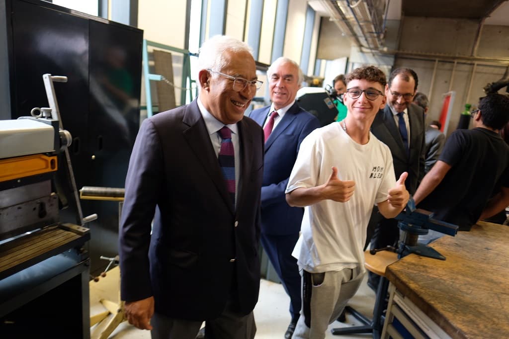Primeiro-Ministro, António Costa, durante abertura do ano letivo 2022/2023 na Escola Secundária Gabriel Pereira, Évora, 13 setembro 2022 (Foto: António Carrapato/Lusa)