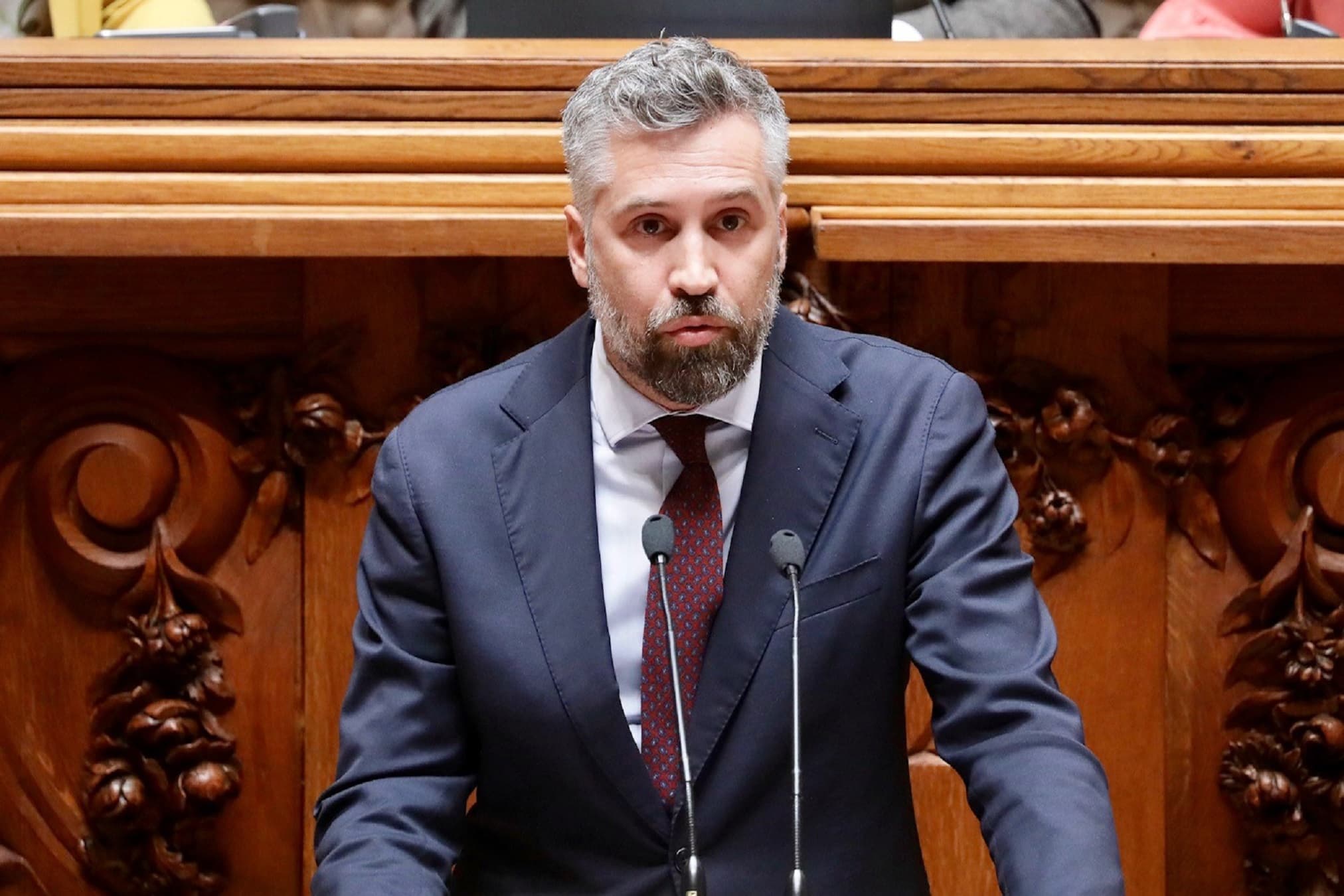 Ministro das Infraestruturas e da Habitação , Pedro Nuno Santos, na apreciação na generalidade da proposta de Orçamento do Estado para 2022, Assembleia da República, 29 abril 2022 (foto: João Bica)