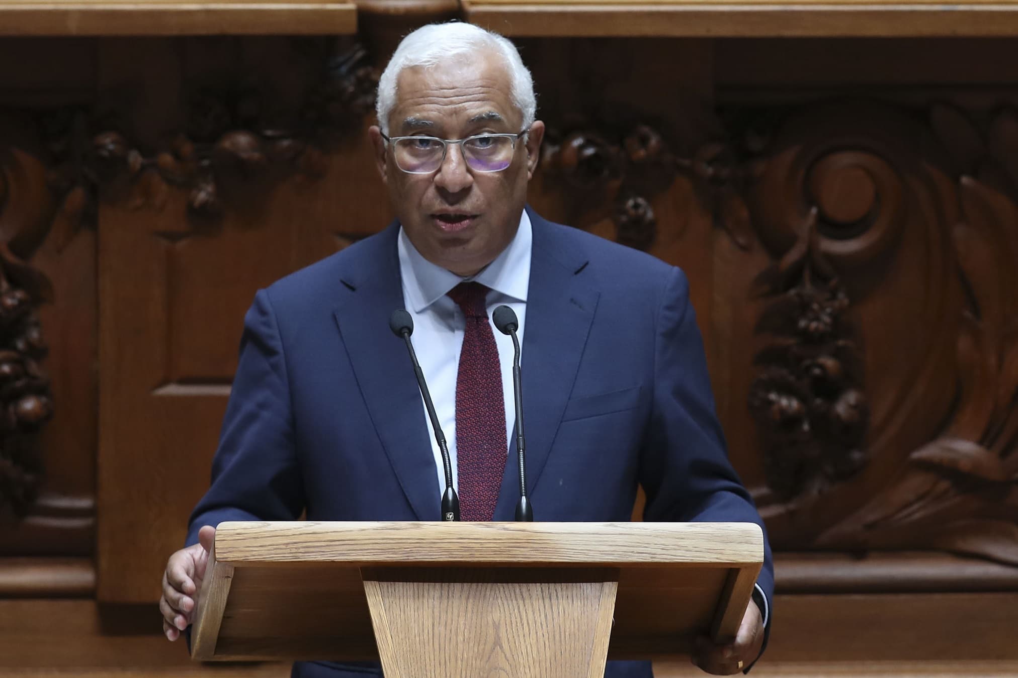 Primeiro-Ministro, António Costa, intervém no debate da moção de censura ao Governo apresentada pelo Chega, na Assembleia da República, Lisboa, 6 julho 2022 (foto: António Cotrim/ Lusa)