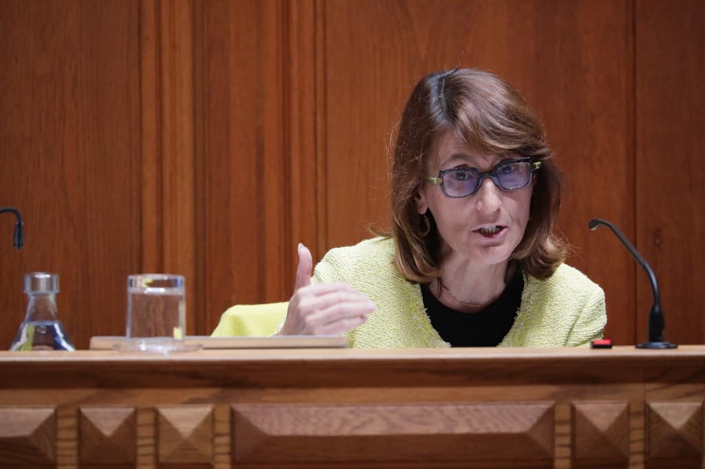 Ministra da Justiça, Catarina Sarmento e Castro, na apreciação na especialidade na proposta do OE2023, Assembleia da República, 7 novembro 2022 (Foto: João Bica)