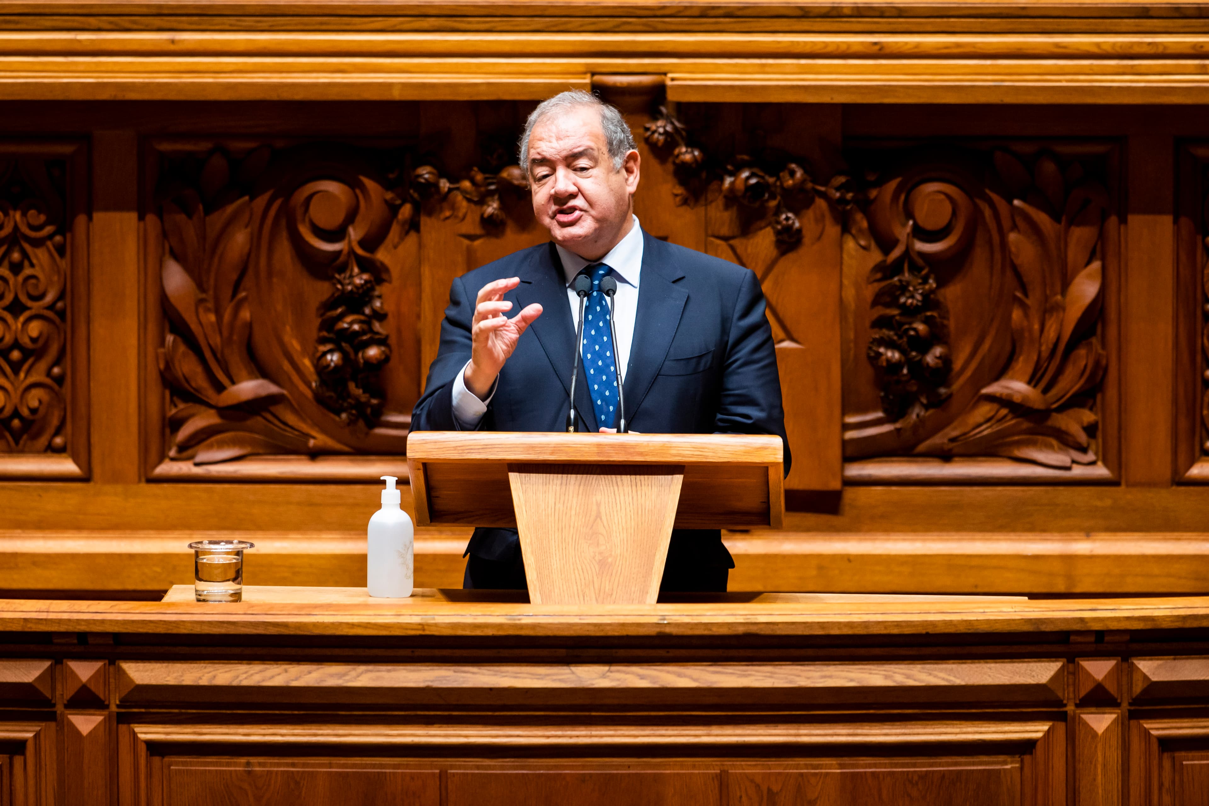 Ministro da Economia e do Mar, António Costa Silva, intervém no debate de apreciação na generalidade do OE2023, na Assembleia da República, Lisboa, 27 outubro 2022 (foto: José Sena Goulão/ Lusa)