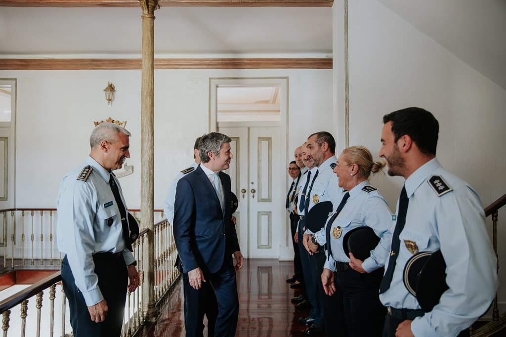 Ministro da Administração Interna, José Luís Carneiro, visita Escola Prática de Polícia, Torres Novas, 20 maio 2022