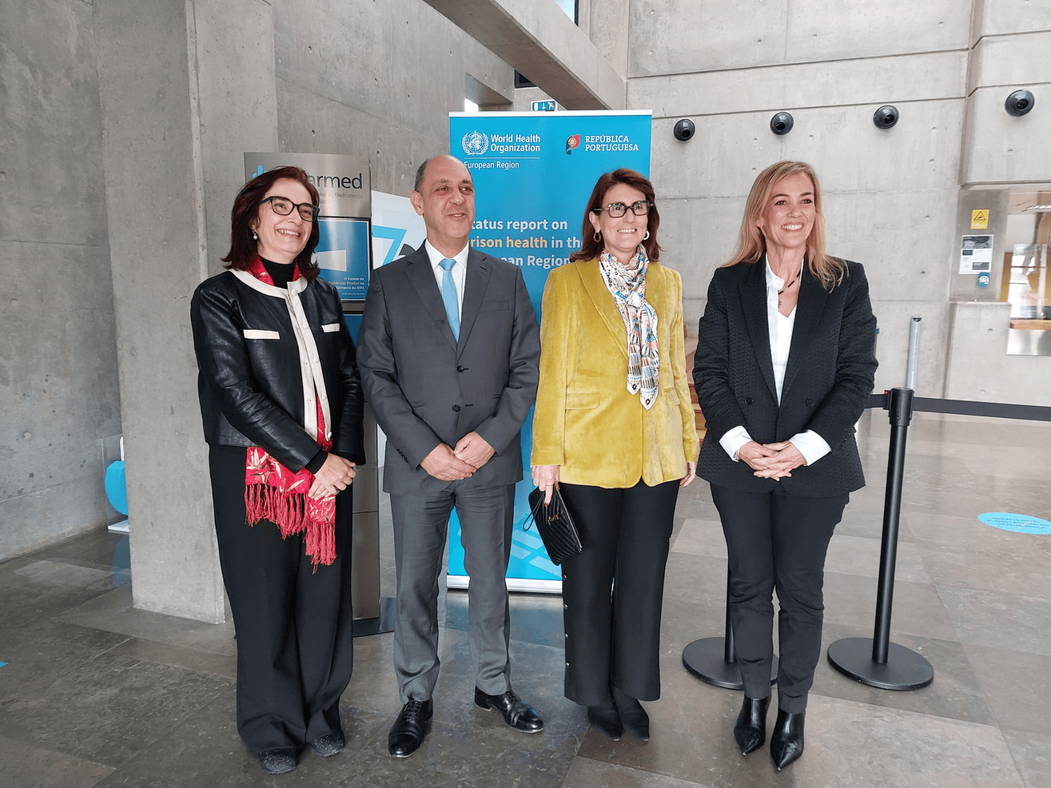 Ministra da Ciência, Tecnologia e Ensino Superior, Ministro da Saúde e Ministra da Justiça na apresentação do relatório «O Estado da Saúde nas Prisões para a Região Europeia», Lisboa, 15 fevereiro 2023