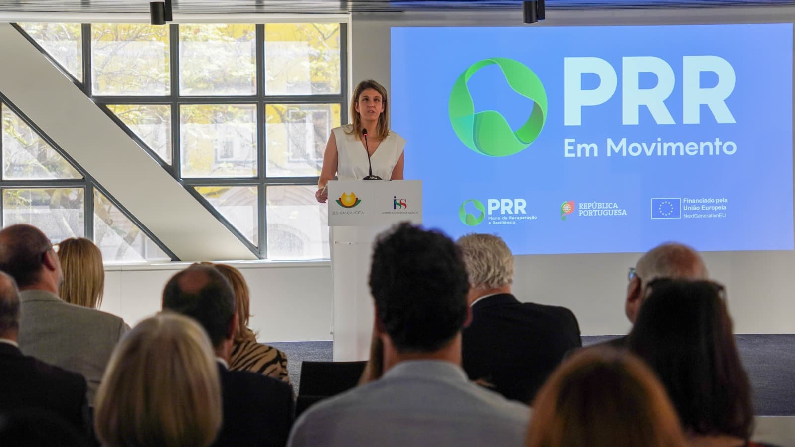 Secretária de Estado para a Inclusão, Ana Sofia Antunes, na cerimónia de formalização de novas Residências de Autonomização e Inclusão, Lisboa, 2 junho 2023
