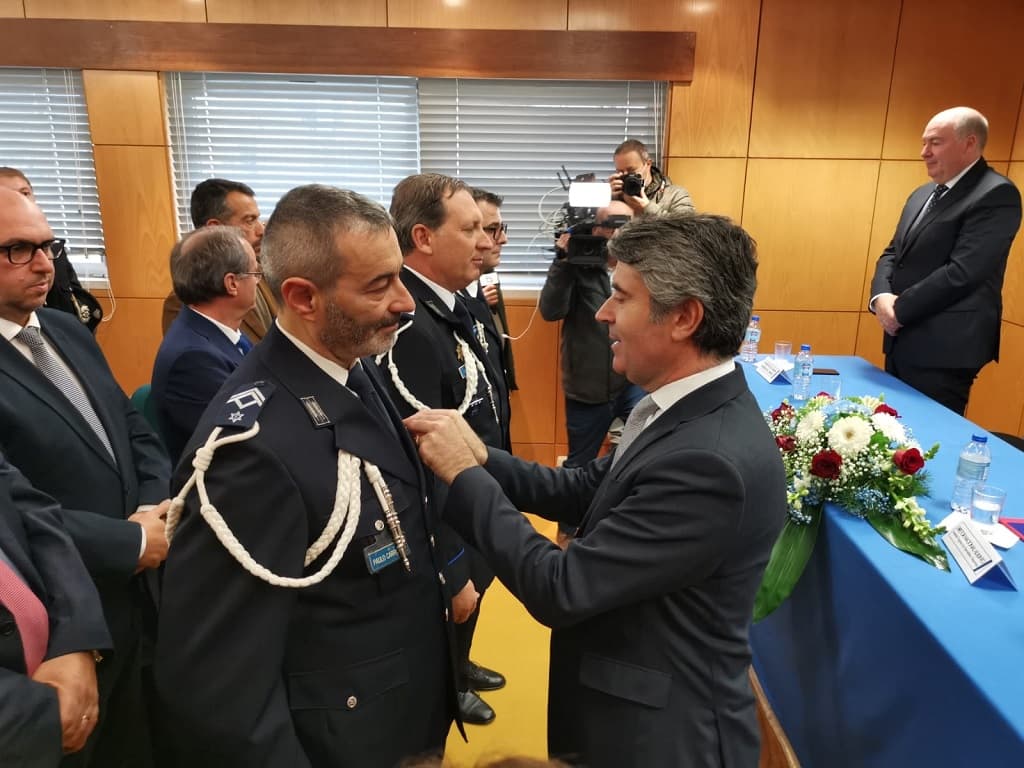 Ministro da Administração Interna, José Luís Carneiro, visita Comando Distrital da PSP de Castelo Branco, 30 novembro 2022