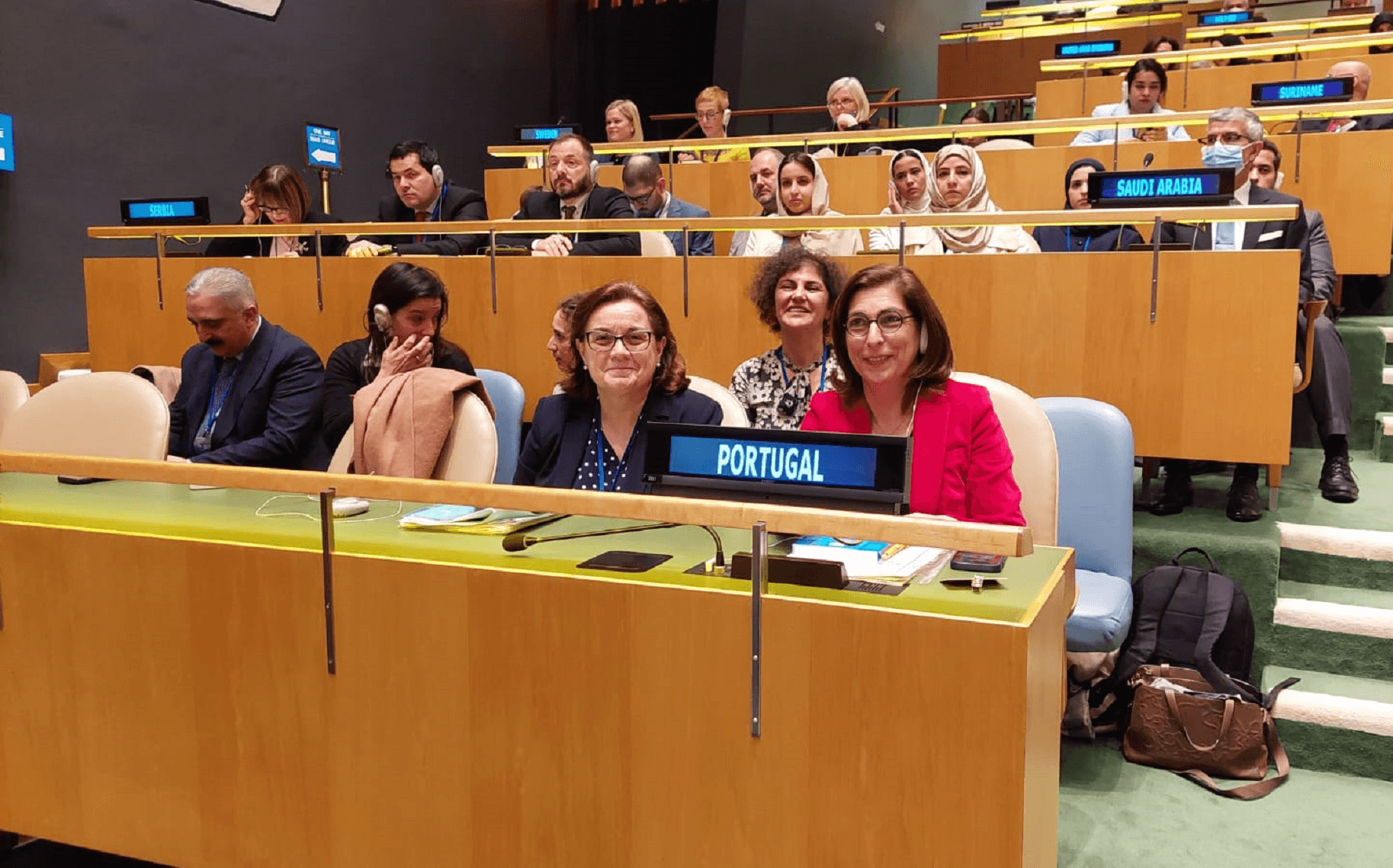 Ministra Adjunta e dos Assuntos Parlamentares, Ana Catarina Mendes, na 67ª sessão da Comissão das Nações Unidas sobre o Estatuto da Mulher (CSW67), Nova Iorque. 6 de março de 2023