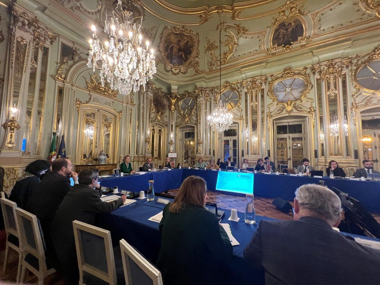 Ministra da Coesão Territorial, Ana Abrunhosa, em reunião da Comissão de Acompanhamento da Descentralização, Lisboa, 21 dezembro 2022