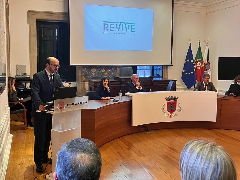 Secretário de Estado do Turismo, Comércio e Serviços, Nuno Fazenda, na apresentação de duas linhas de apoio ligadas ao setor do comércio e turismo, Covilhã, 5 janeiro 2023