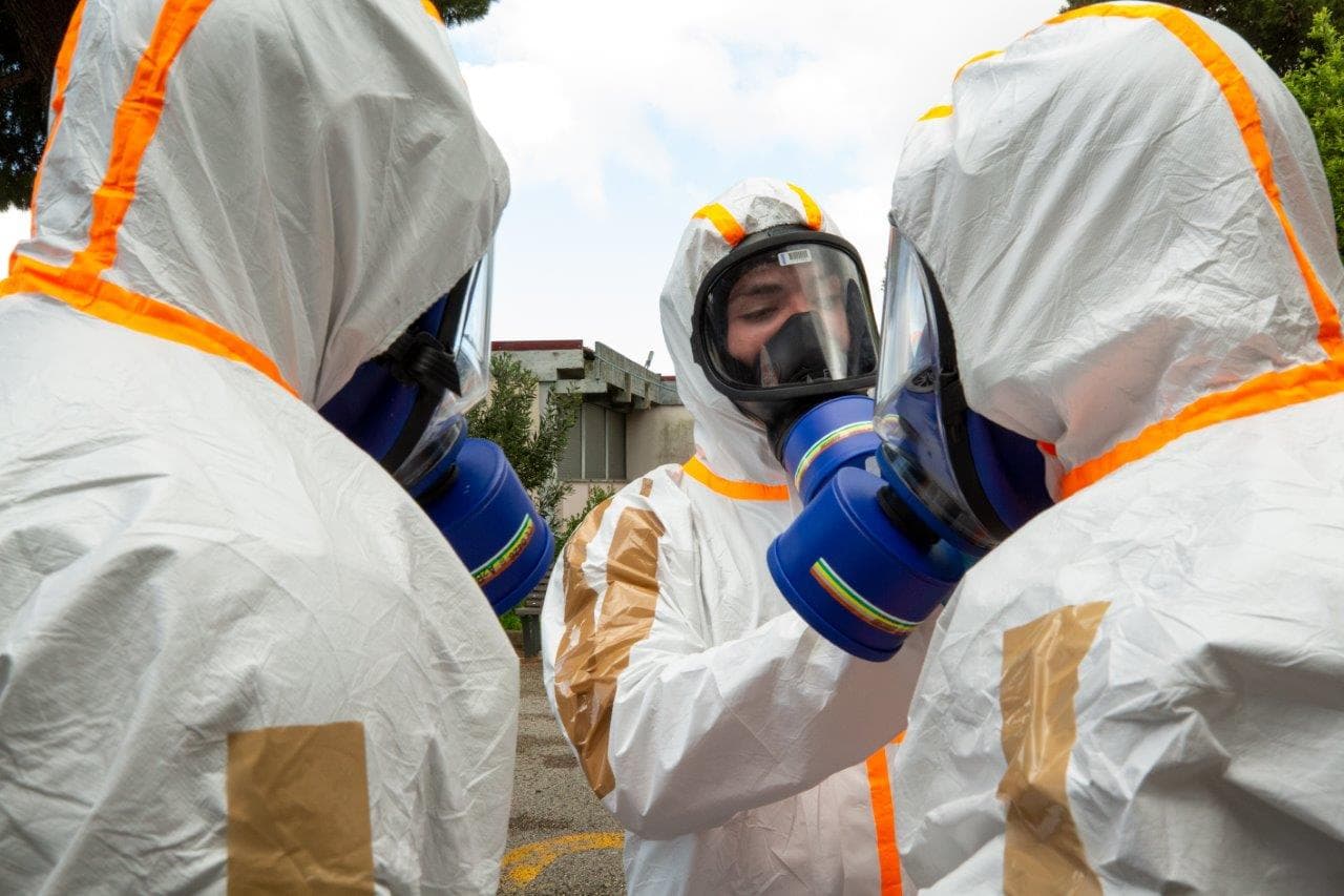 Desinfeção de instalações em pandemia (foto: João Bica)