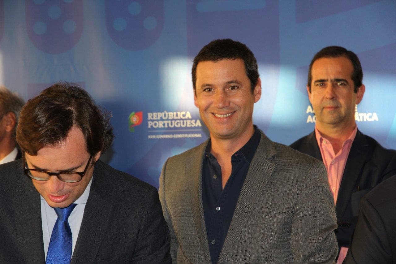 Secretário de Estado do Ambiente e da Energia, João Galamba, na assinatura dos pactos do Plano de Poupança de Energia 2022-2023, Lisboa, 28 novembro 2022