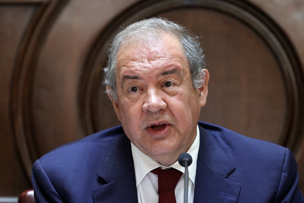 Ministro da Economia e do Mar, António Costa Silva, na Comissão de Economia, Obras Públicas, Planeamento e Habitação, na Assembleia da República, 10 maio 2023 (Foto: António Cotrim/Lusa)