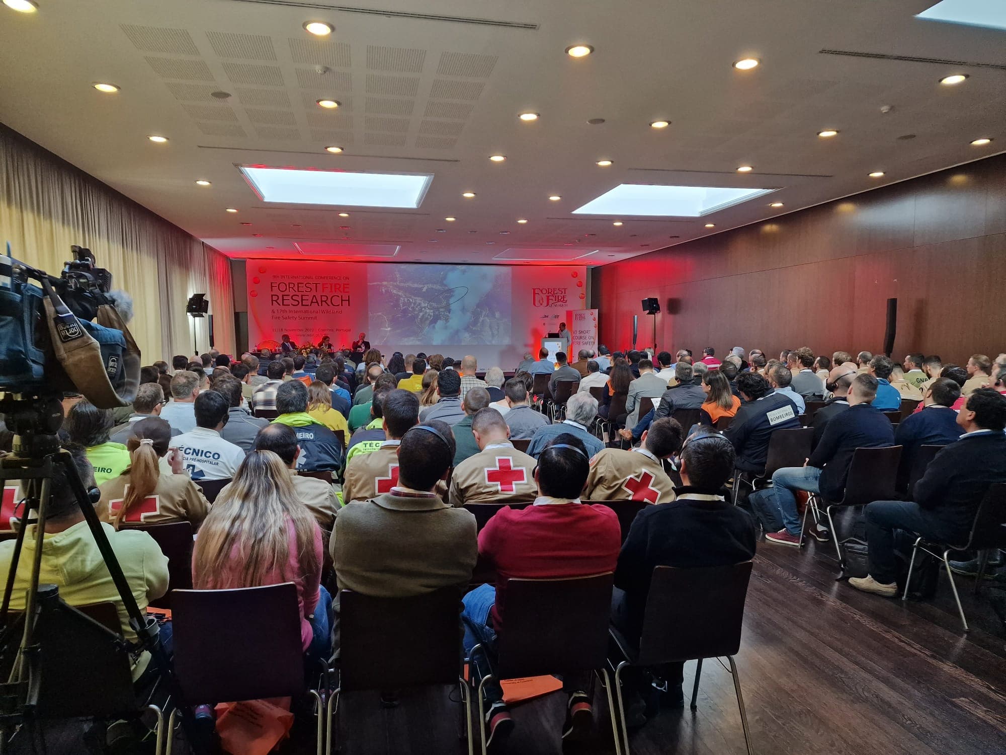 Secretária de Estado da Proteção Civil, Patrícia Gaspar, no Curso Internacional Segurança Pessoal nos Incêndios Florestais, Coimbra, 11 novembro 2022