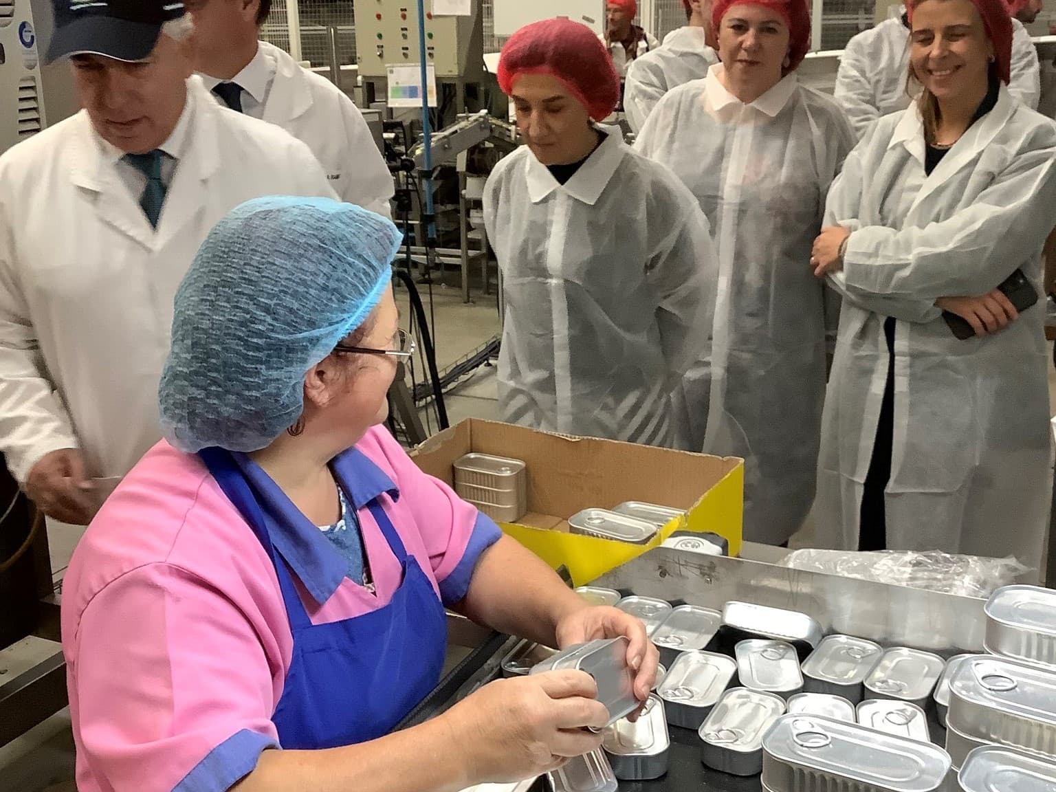 Ministra da Agricultura e da Alimentação, Maria do Céu Antunes, visita a conserveira Ramirez, Matosinhos, 11 novembro 2022