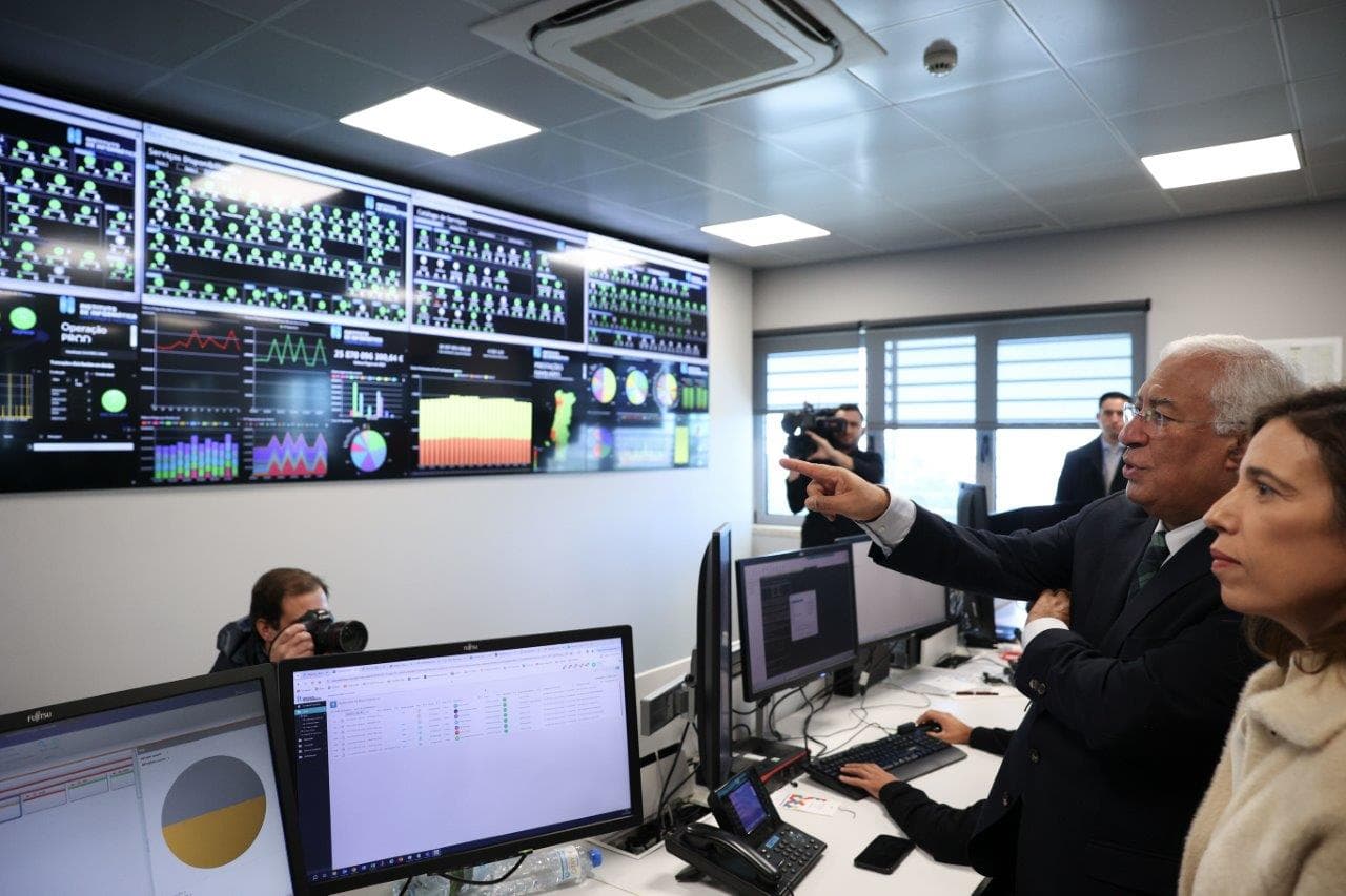 Primeiro-Ministro António Costa visita investimento no Instituto de Informática da Segurança Social Oeiras, 22 dezembro 2023 (foto: António Cotrim/Lusa)