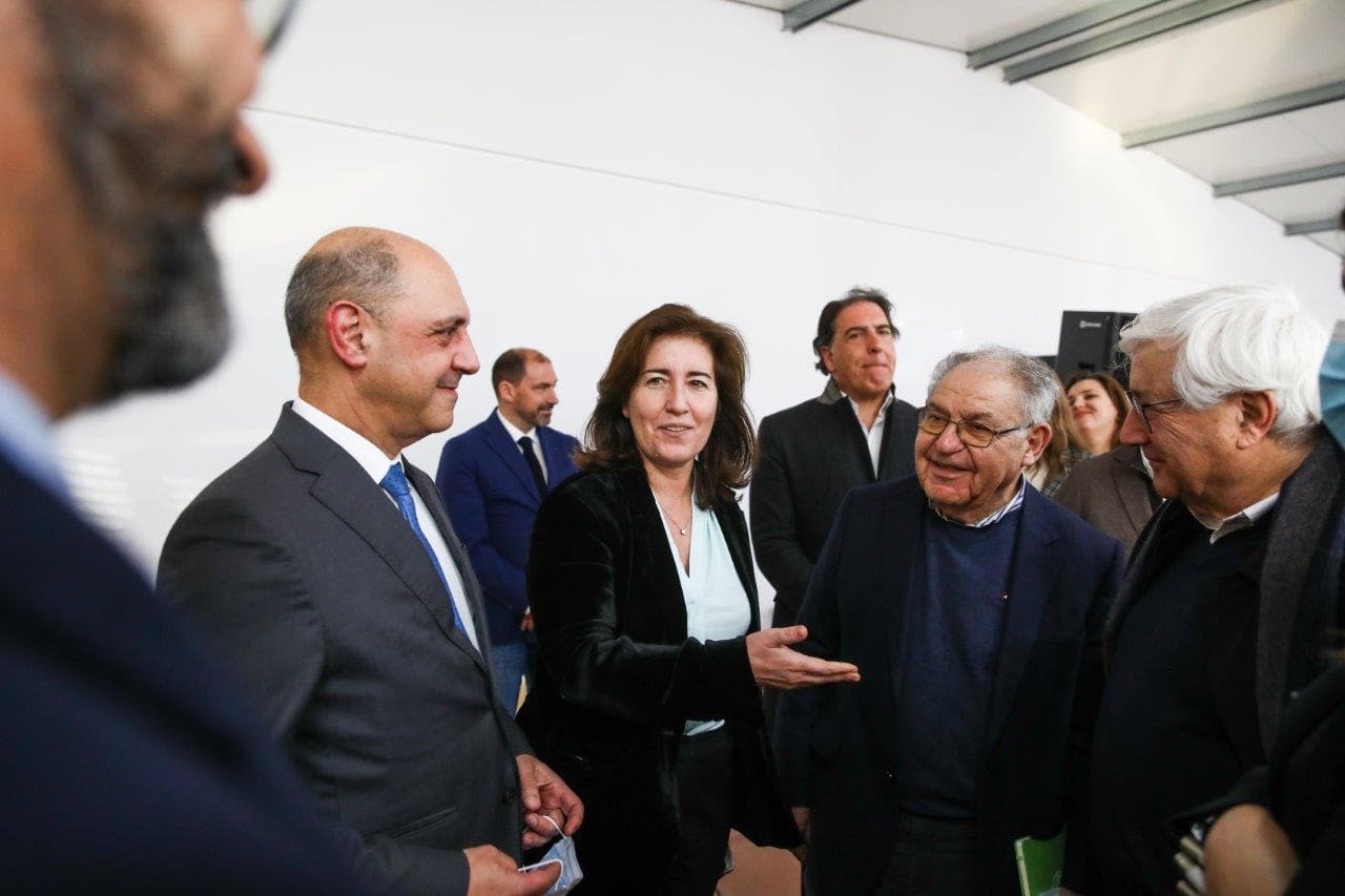Ministros da Saúde, Manuel Pizarro, e do Trabalho, Solidariedade e Segurança Social, Ana Mendes Godinho, com dirigentes das Instituições de Solidariedade e das Misericórdias, Alcanena, 2 fevereiro 2023 (foto: Paulo Cunha/Lusa)
