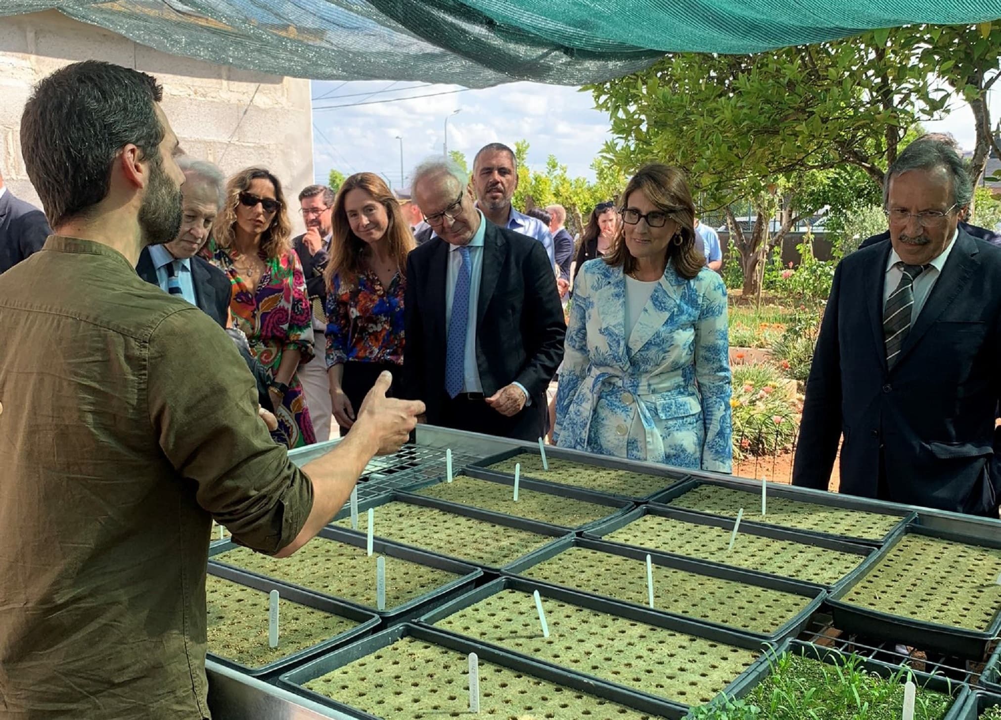 Ministra da Justiça, Catarina Sarmento e Castro, inaugura horta vertical do Estabelecimento Prisional de Torres Novas, Torres Novas, 31 maio 2023