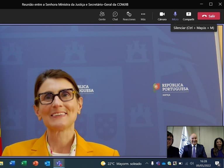 Ministra da Justiça, Catarina Sarmento e Castro, na Conferência Internacional de alto Nível «Direitos Humanos, Sociedade Civil e Combate ao Terrorismo», 10 maio 2022