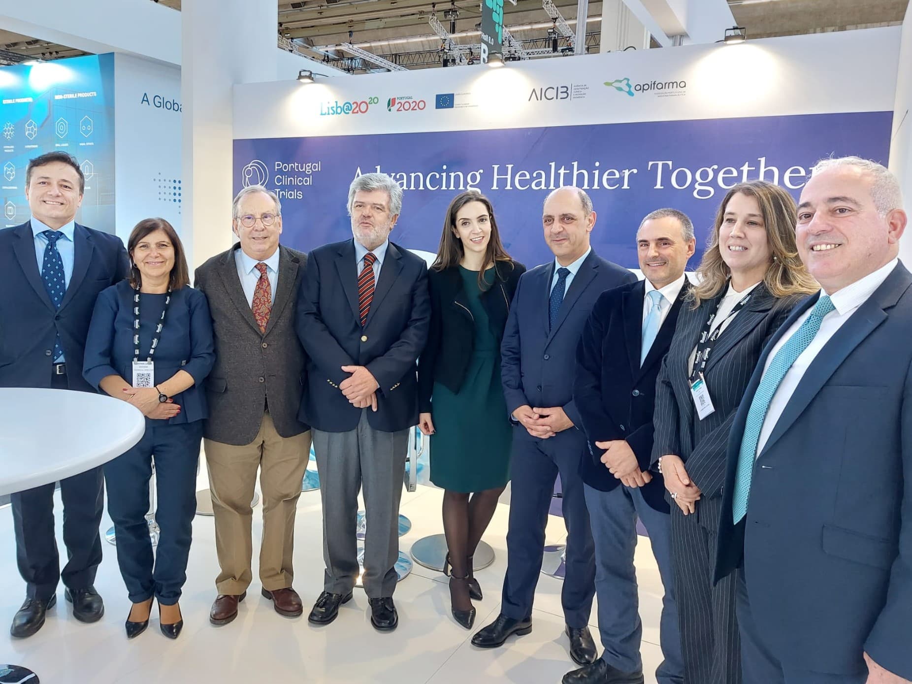 Ministro da Saúde, Manuel Pizarro, visita farmacêuticas portuguesas na feira CPhI Worldwide Frankfurt, Alemanha, 2 novembro 2022