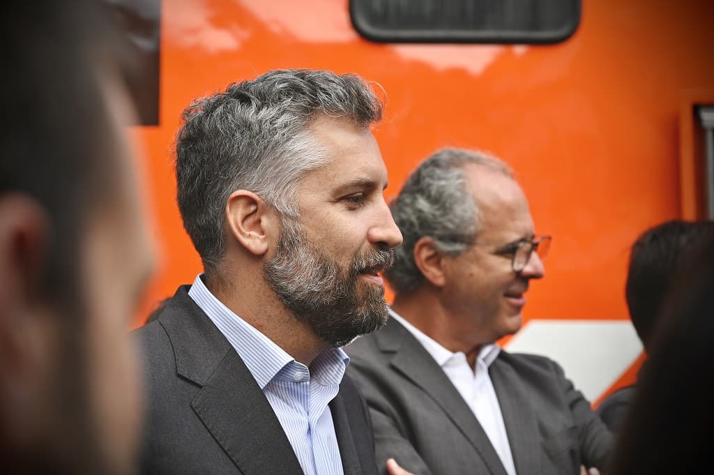 Ministro das Infraestruturas e da Habitação, Pedro Nuno Santos, inaugura carruagem Arcos, Valença, 28 julho 2022