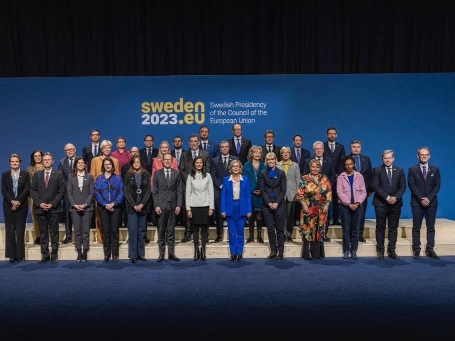 Ministra da Ciência, Tecnologia e Ensino Superior, Elvira Fortunato, no Conselho de Competitividade, vertente investigação, Estocolmo, Suécia, 8 fevereiro 2023