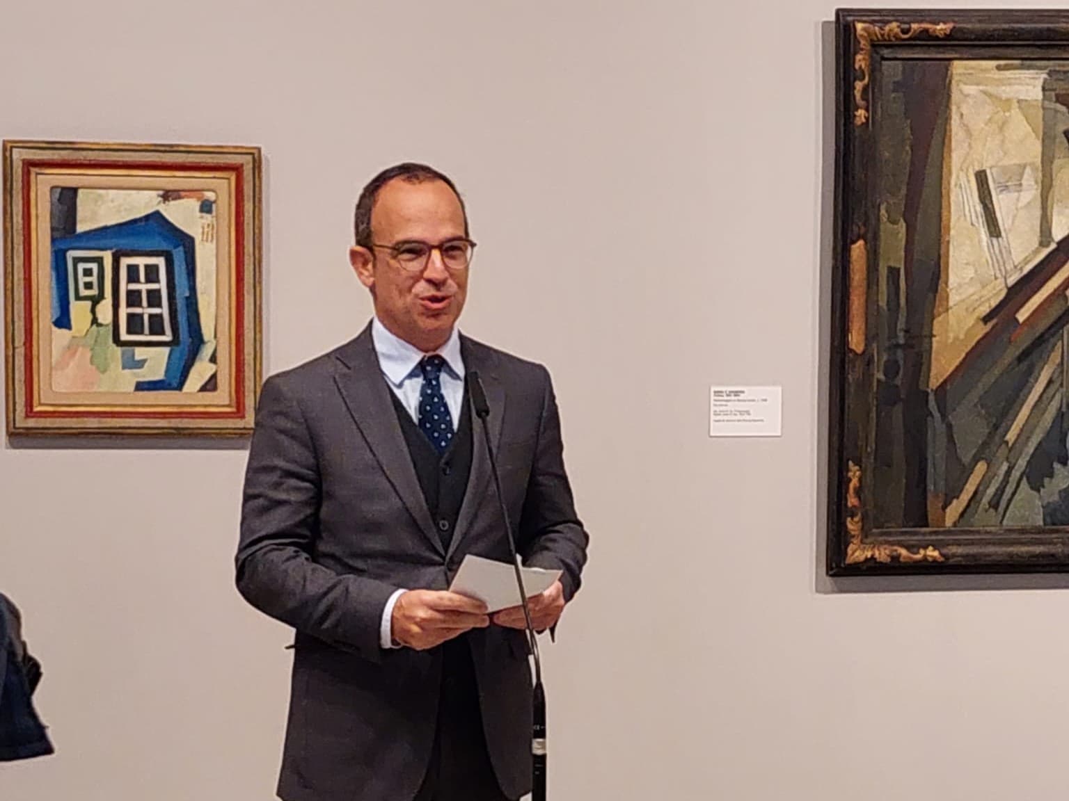 Ministro da Cultura, Pedro Adão e Silva, Museu Nacional de Arte Moderna, Lisboa, 17 janeiro 2023