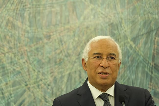 O primeiro-ministro, António Costa, falou este sábado em São Bento (foto: Diana Quintela)