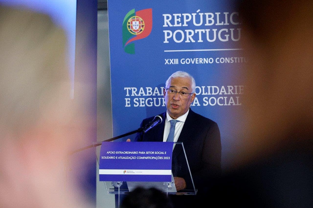Primeiro-Ministro António Costa na apresentação da Adenda ao Compromisso de Cooperação para o Setor Social e Solidário para o biénio 2021-2022, Lisboa, 16 dezembro 2022 (foto: António Pedro Santos/Lusa)