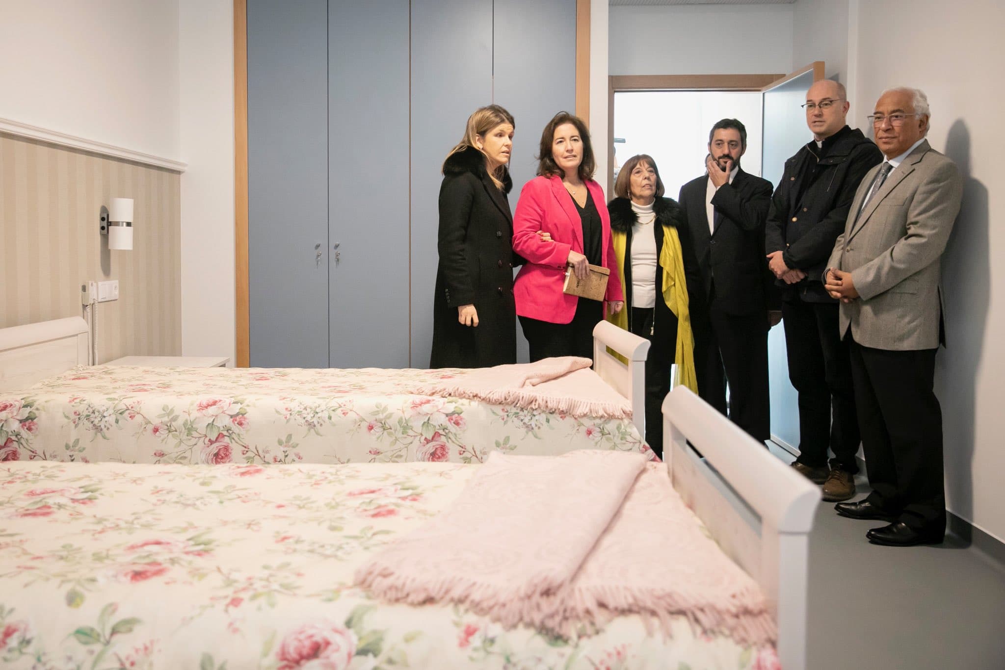 Primeiro-Ministro António Costa e Ministra do Trabalho, Solidariedade e Segurança Social, Ana Mendes Godinho, inauguram Lar de idosos financiado pelo PRR, Almada, 6 janeiro 2023