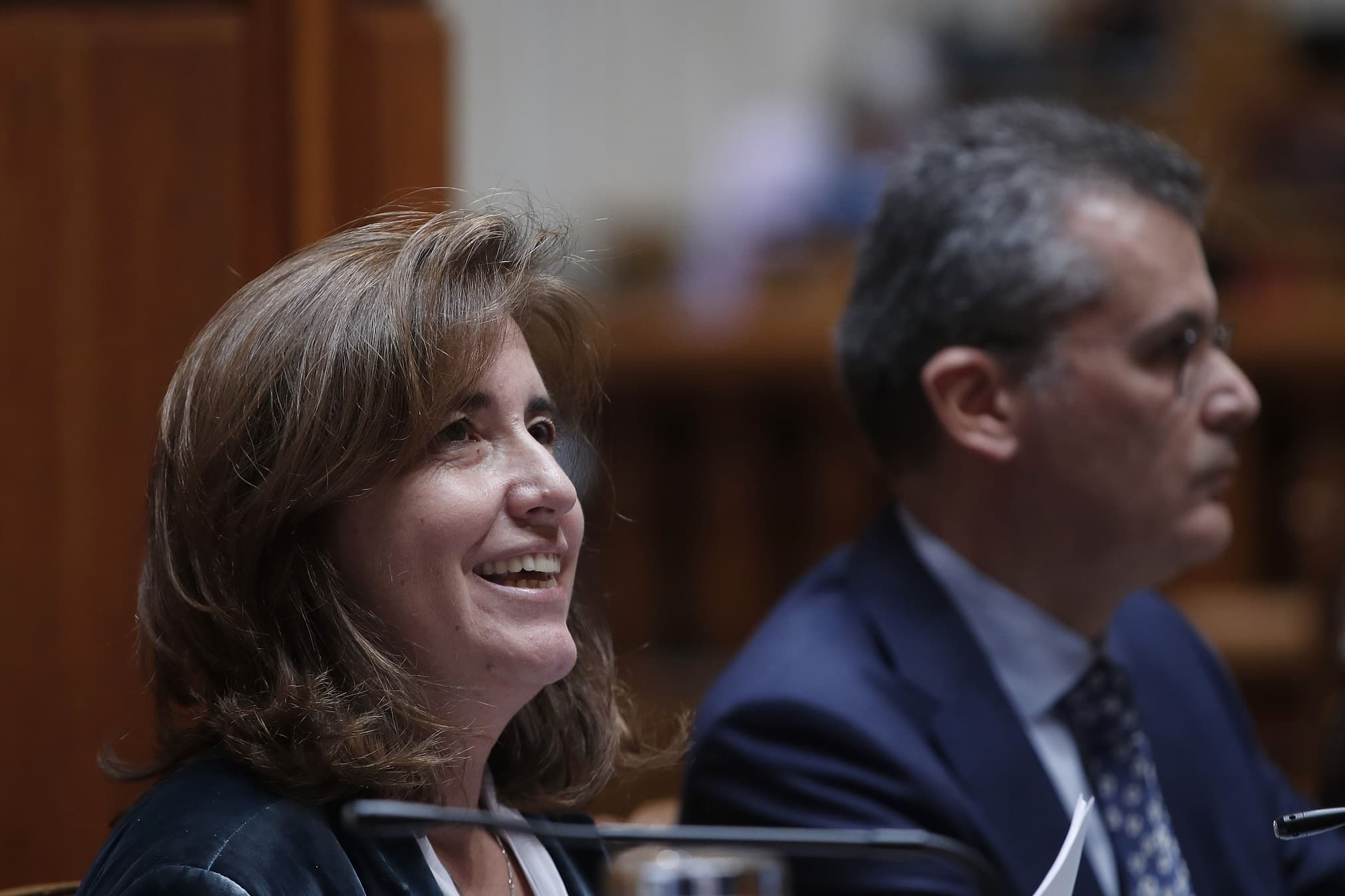 Ministra do Trabalho, Solidariedade e Segurança Social, Ana Mendes Godinho, intervém na sua audição no âmbito da apreciação na generalidade do OE2023, na Assembleia da República, Lisboa, 24 outubro 2022 (foto: António Pedro Santos/ Lusa)