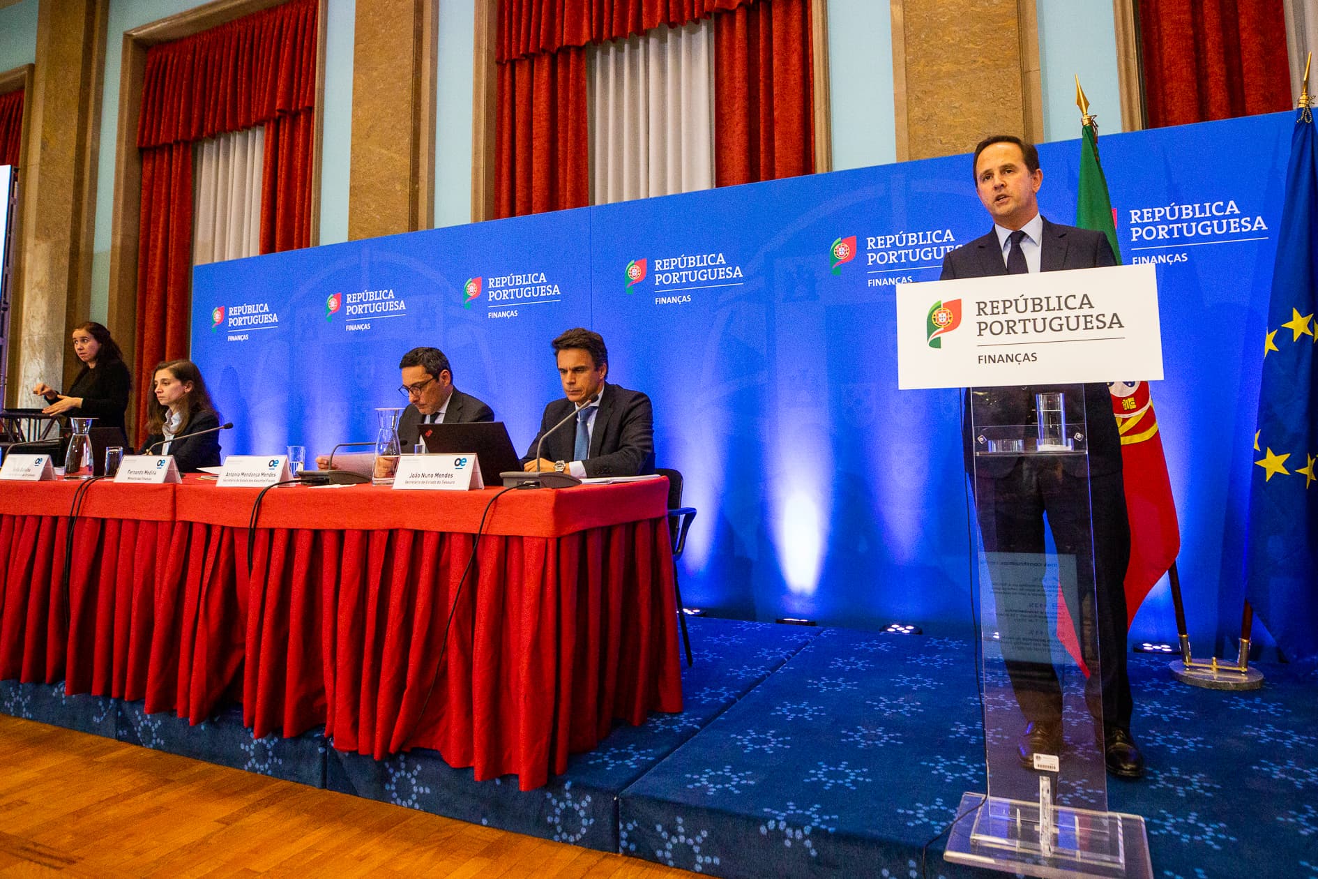 Ministro das Finanças, Fernando Medina, apresenta proposta do Orçamento de Estado 2022, Lisboa, 13 abril 2022 (Foto: João Bica)