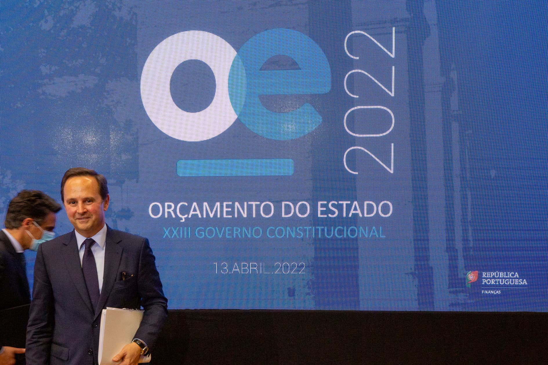 Ministro das Finanças, Fernando Medina, apresenta proposta do Orçamento de Estado 2022, Lisboa, 13 abril 2022 (Foto: João Bica)