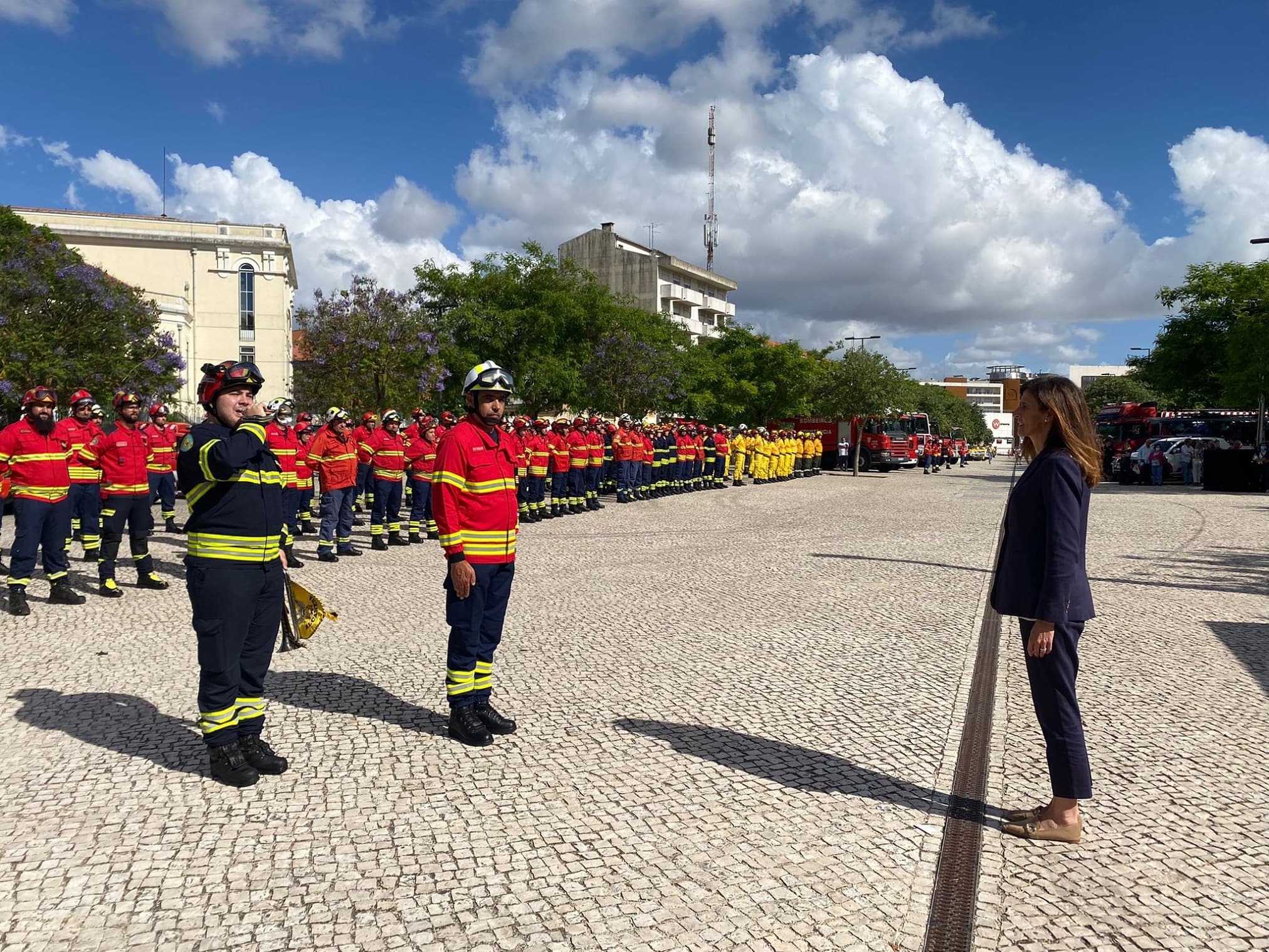 Secretária de Estado da Proteção Civil, Patrícia Gaspar, na apresentação do Dispositivo Especial de Combate a Incêndios Rurais , Santarém, 1 junho 2022
